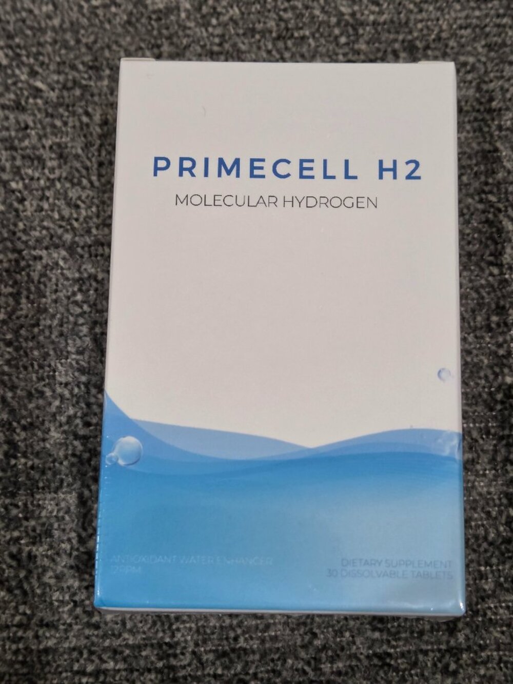 Primecell H2 Molecular Hydrogen Antioxidant Magnesium Tablets 30ct-SEALED